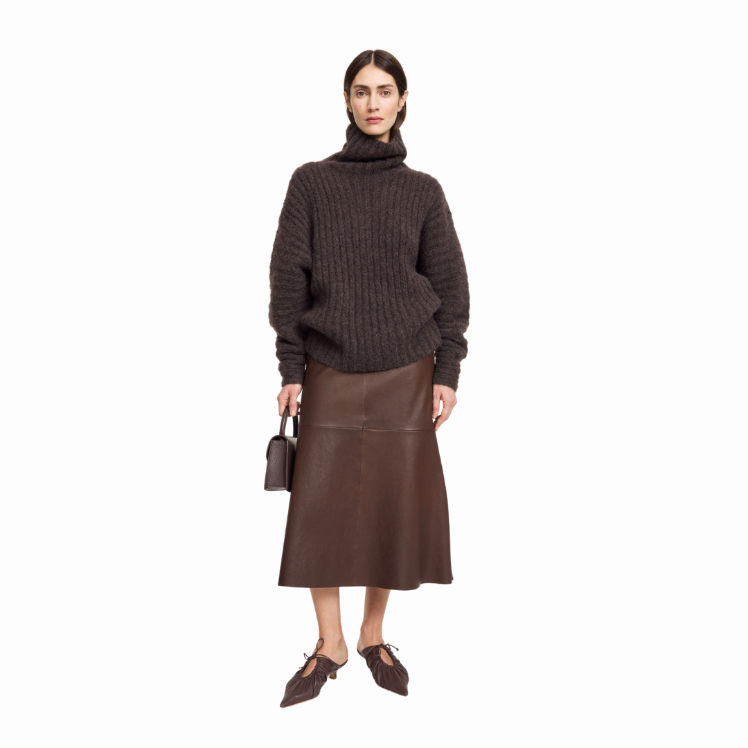 MALENE BIRGER SIMOAS LEATHER SKIRT