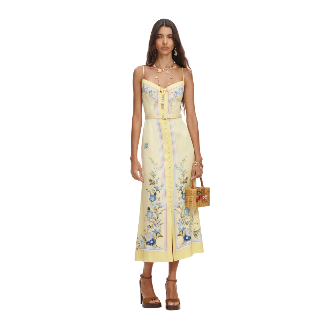 SELF PORTRAIT 013M YELLOW FLORAL DR – Daniella TLV