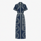 ALEMAIS OCEANE LINEN SHIRTDRESS