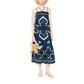 SEA NY BLAISE PRINT SPAGHETTI DRESS