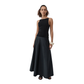 ST AGNI BACKLESS CIRCLE HEM DRESS