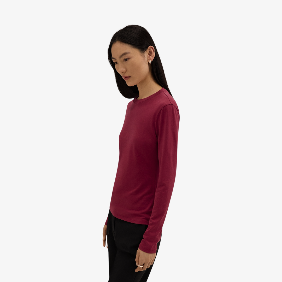 THEORY TINY TEE LONG SLEEVE SHIRT