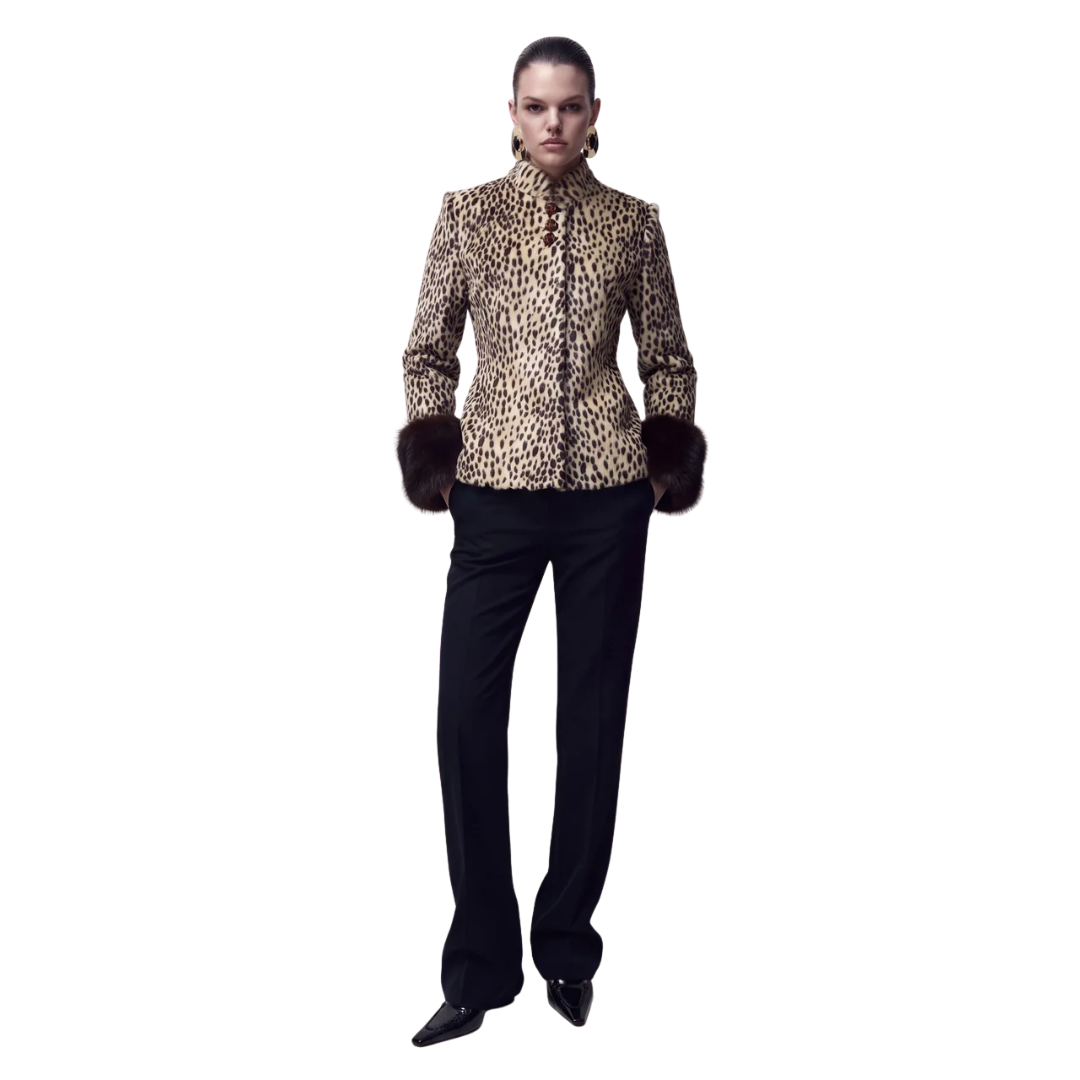 CARELLI DOLLY LEOPADS JACKET
