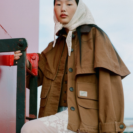 SEA NY CAROLYN WORKWEAR CAPE JACKET