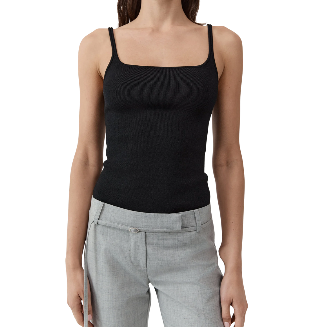 ST AGNI SLIM SQUERE KNIT TANK