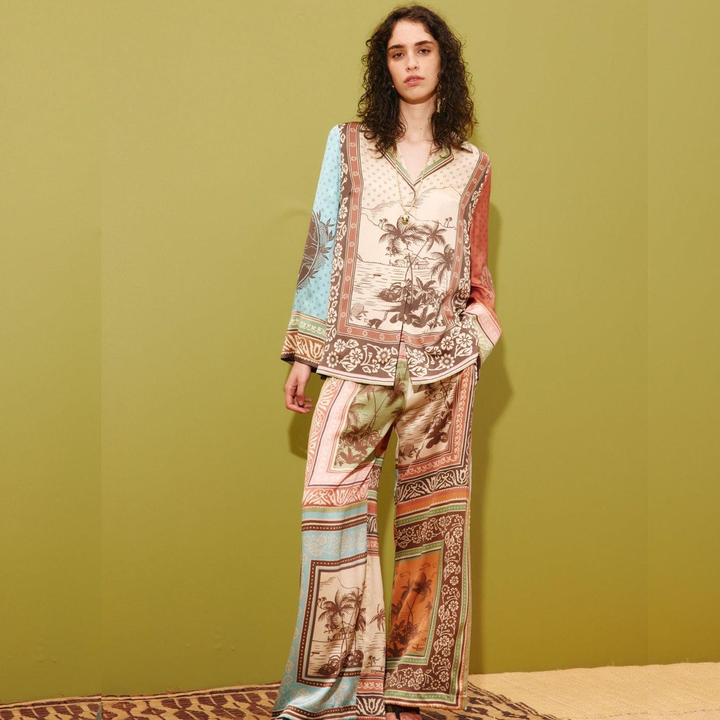 ALEMAIS ALBERTA SILK SHIRTS