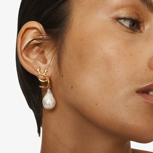 ALEMAIS REVERIE PEARL CORAL EARRING