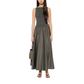 ST AGNI BACKLESS CIRCLE HEM DRESS