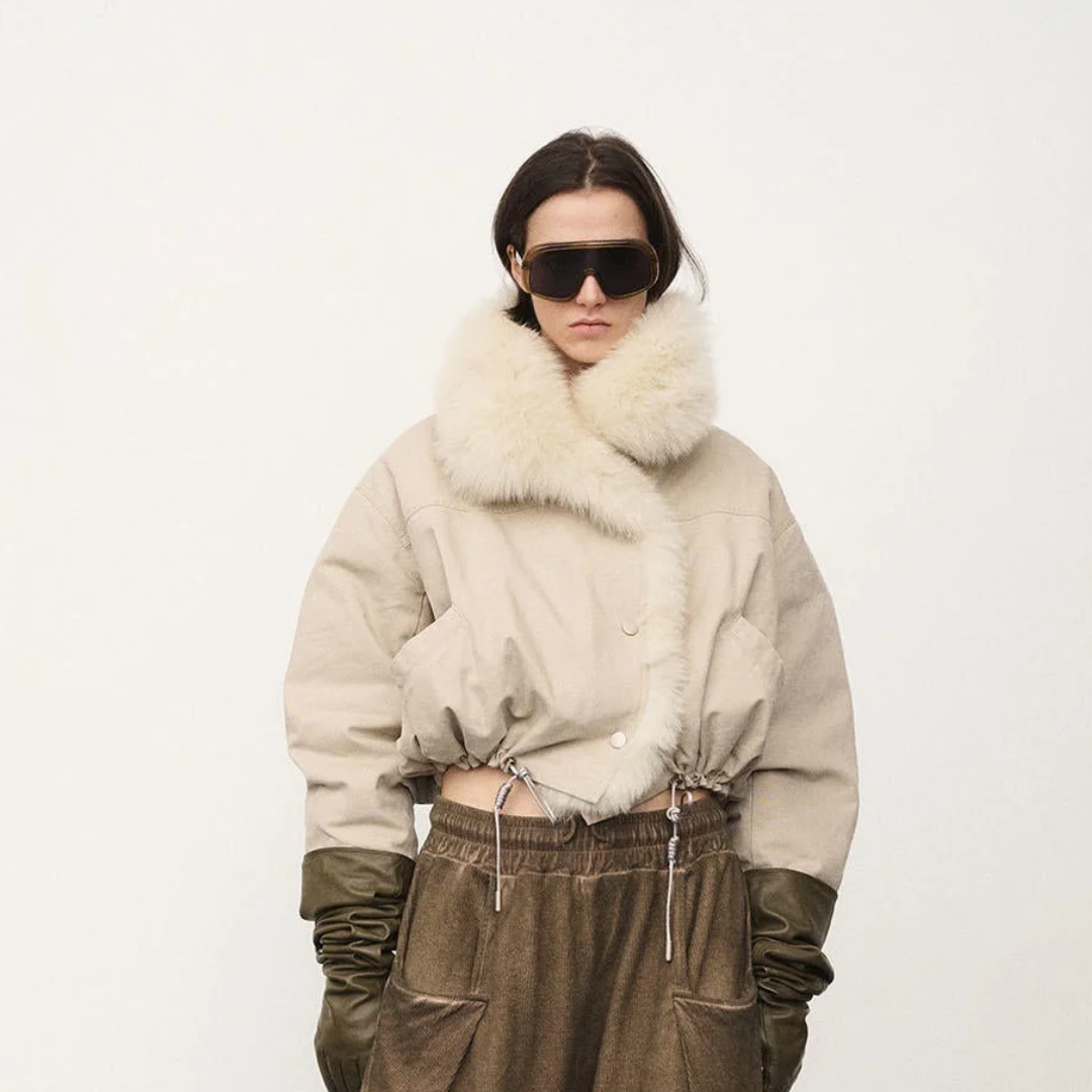 HALFBOY BOMBER FOX FUR