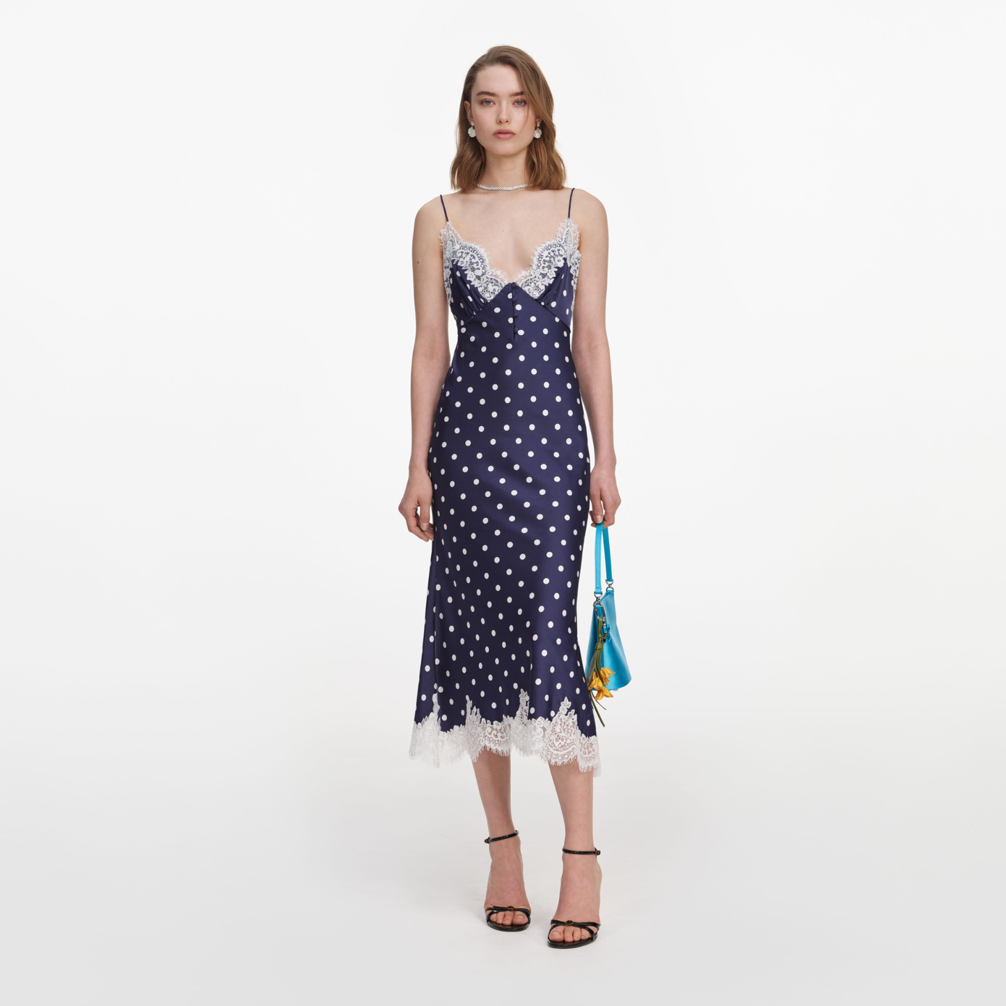 SELF PORTRAIT 083M POLKA DOT DRESS