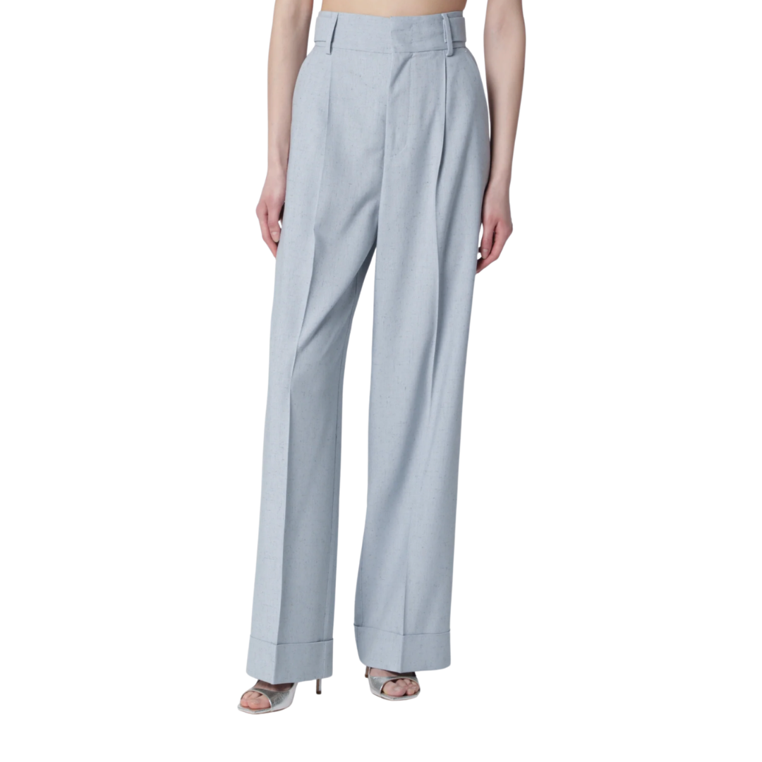 ALBERTA FERRETTI LINEN PANTS
