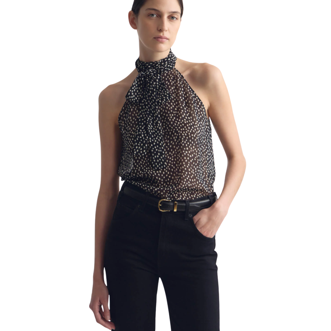 NILI LOTAN ALLA HALTER TOP