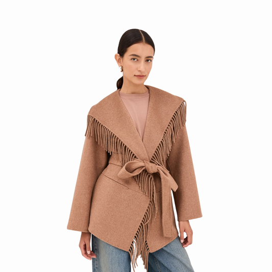 SIMKHAI ROWEN FRINGE JACKET