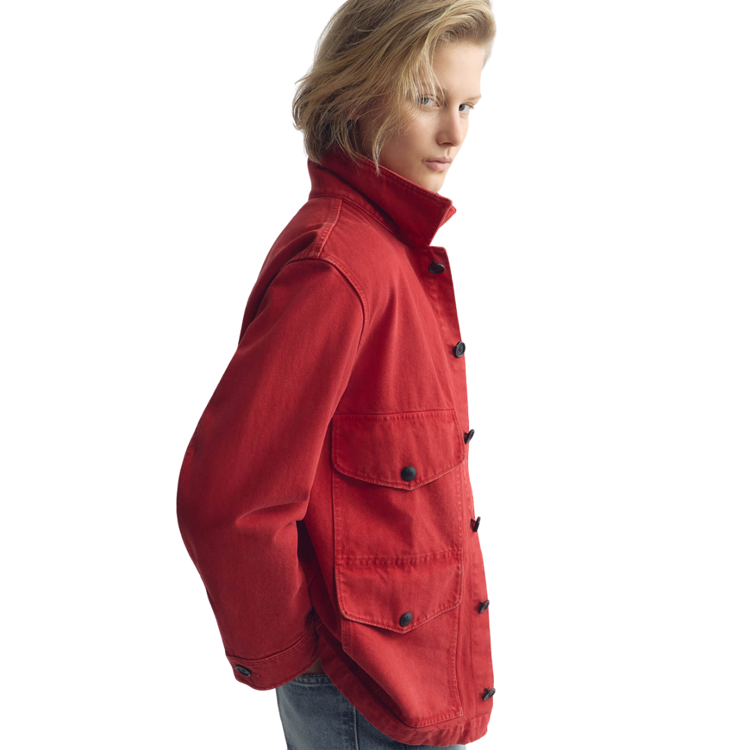 NILI LOTAN LEROY SCARLET JACKET