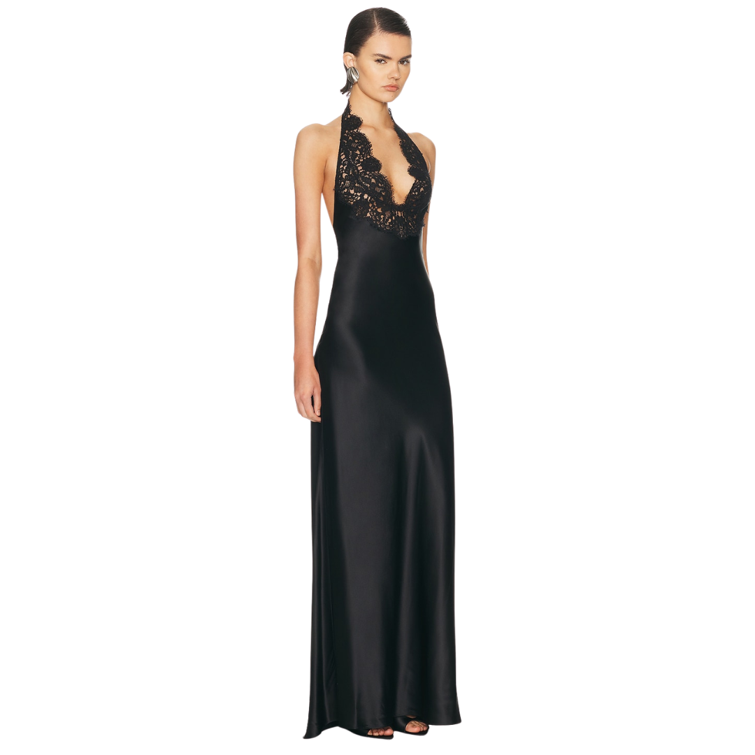 NILI LOTAN NOEMIE LACE GOWN