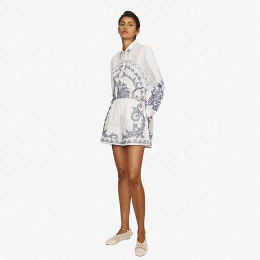 ALEMAIS HAZEL EMBROIDERED SHORT