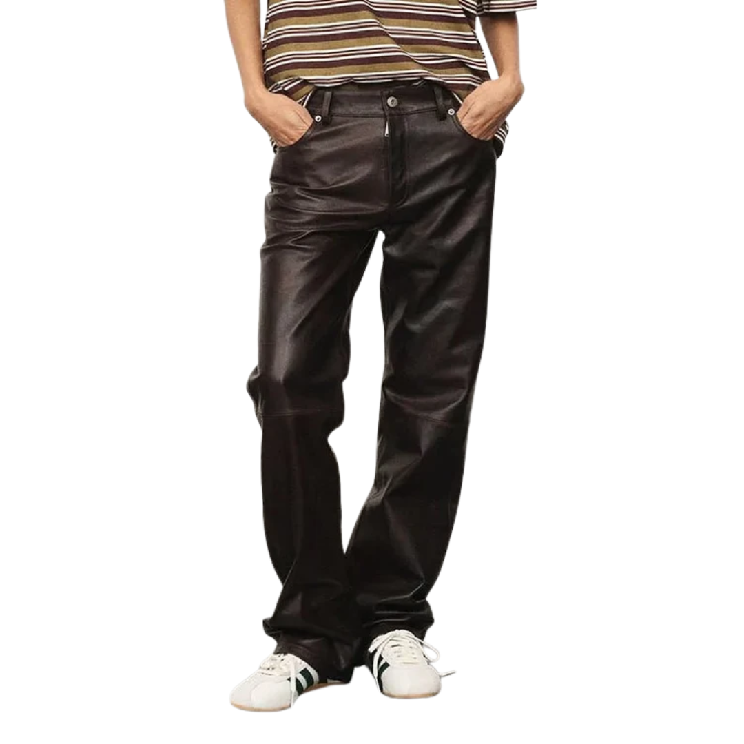 HALFBOY LEATHER PANTS