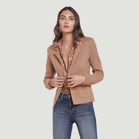 L'AGENCE SOFIA KNIT BLAZER