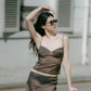 ST AGNI SILK TRANSPARENT CAMI