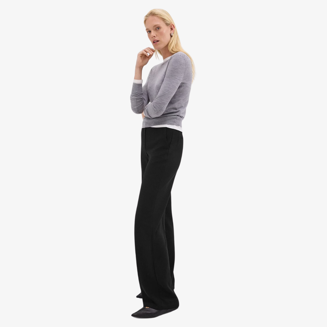 THEORY RELAXED STRIAGHT PANT CREPE