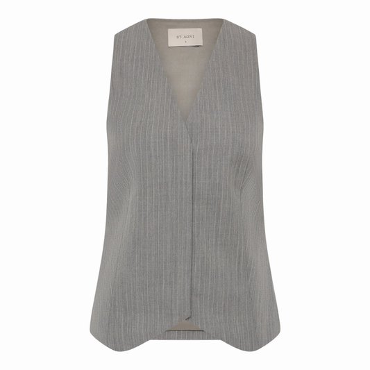 ST AGNI PINSTRIPE VEST