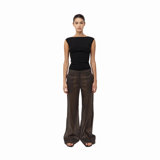 ST AGNI SILK TRANSPARENT PANTS