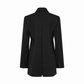 ST AGNI SPLIT BLACK BLAZER