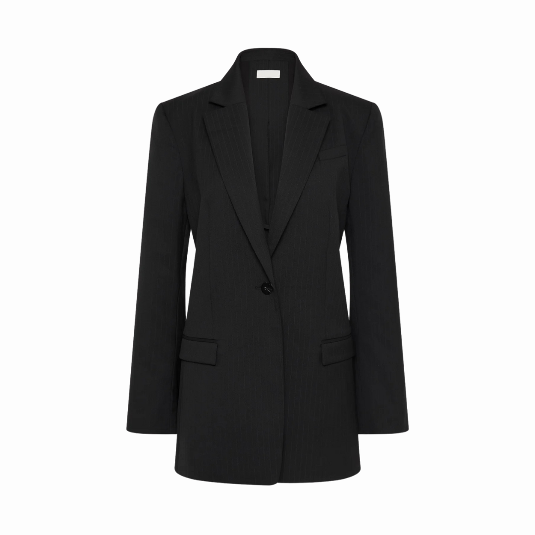 ST AGNI SPLIT BLACK BLAZER