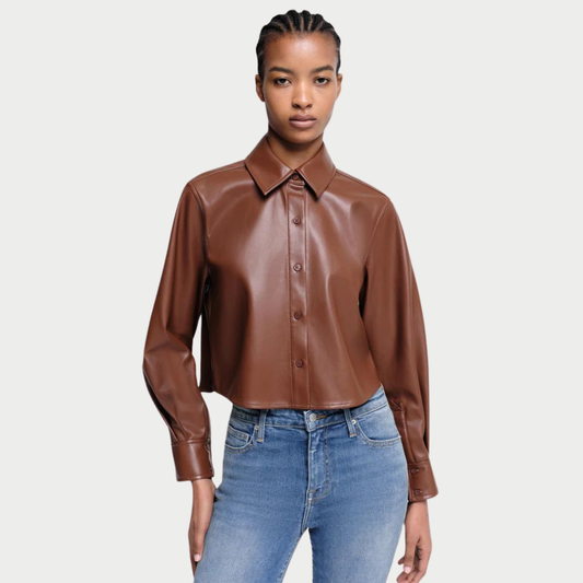 SIMKHAI RENATA CROPPED JACKET