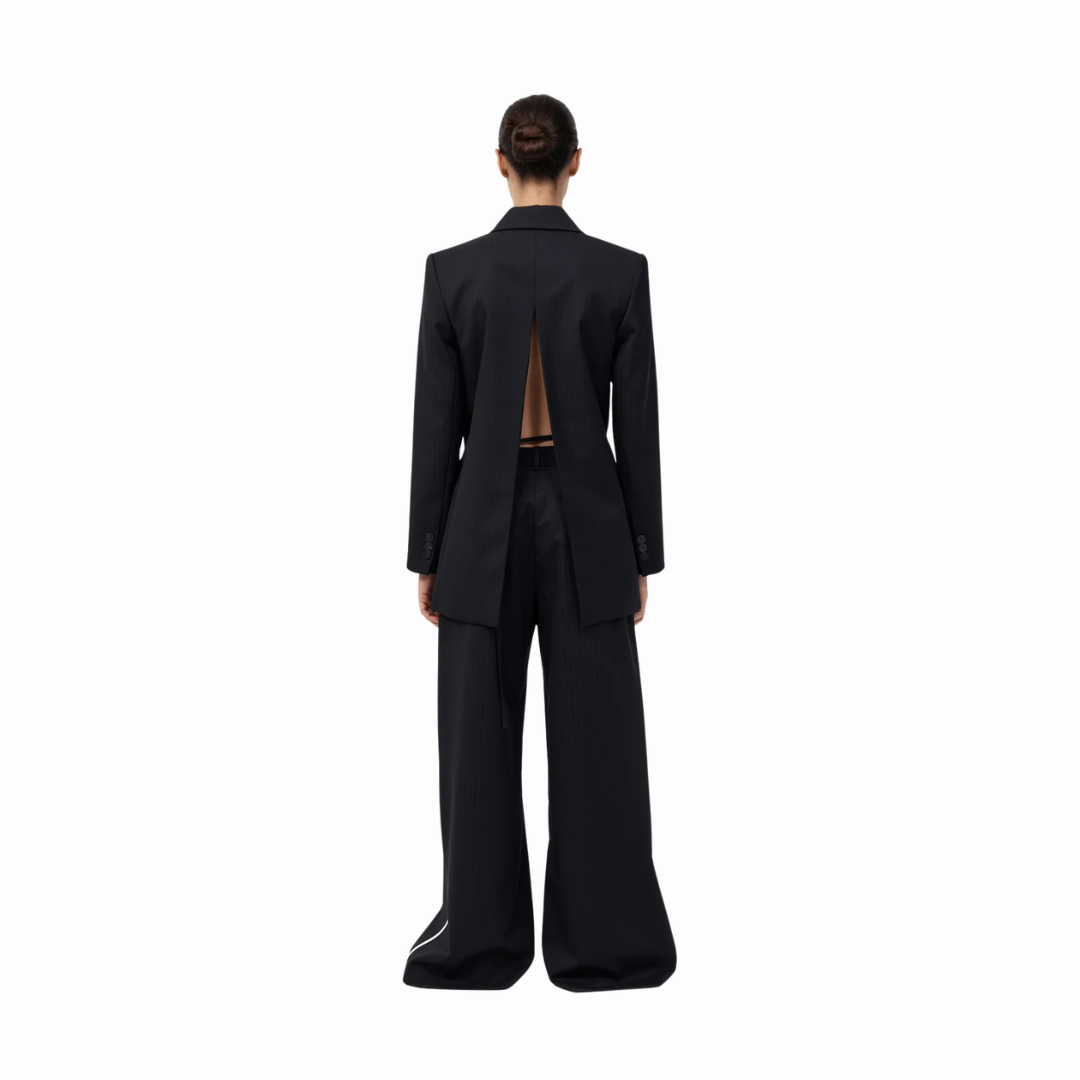 ST AGNI SPLIT BLACK BLAZER