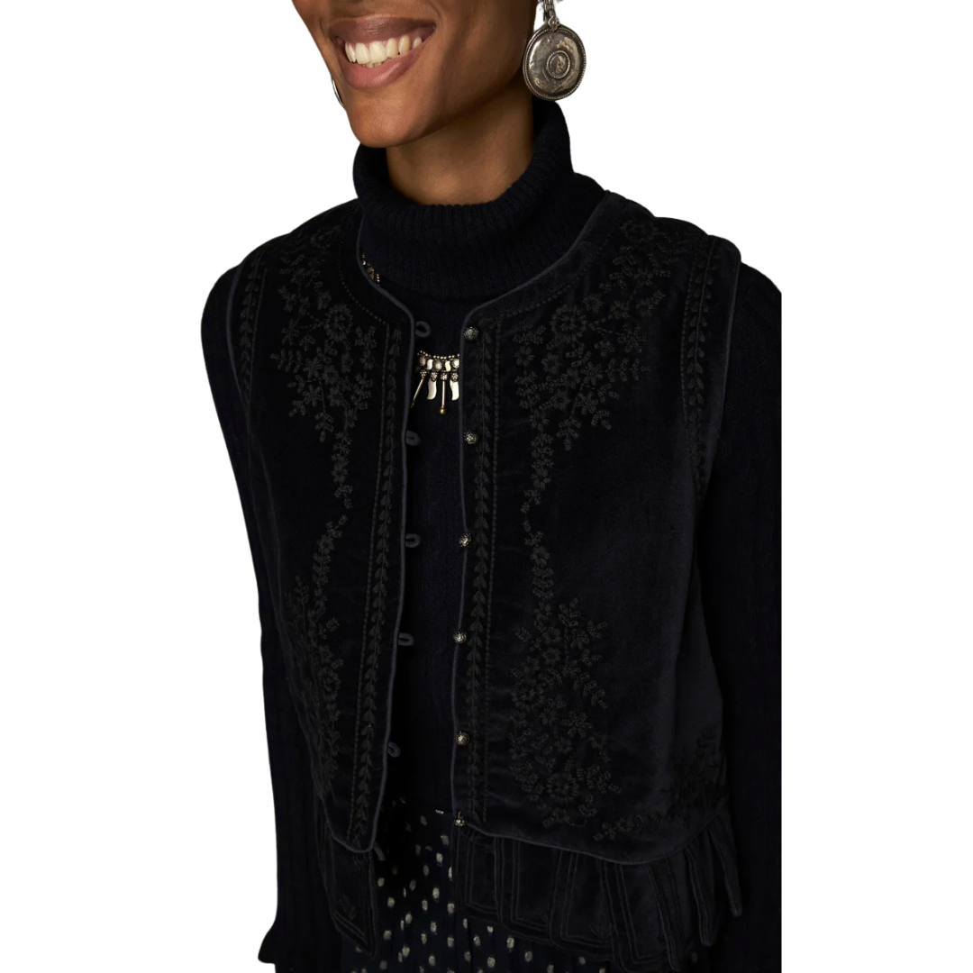 MAISON HOTEL BOB VELVET VEST