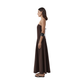 ST AGNI STRAPLESS ROULEAU DRESS