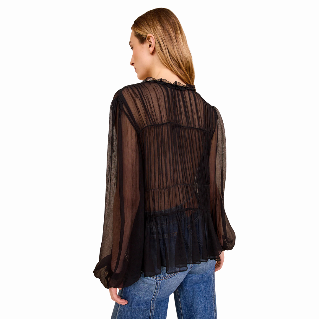 ULLA JOHNSON ROBBIE SILK BLOUSE