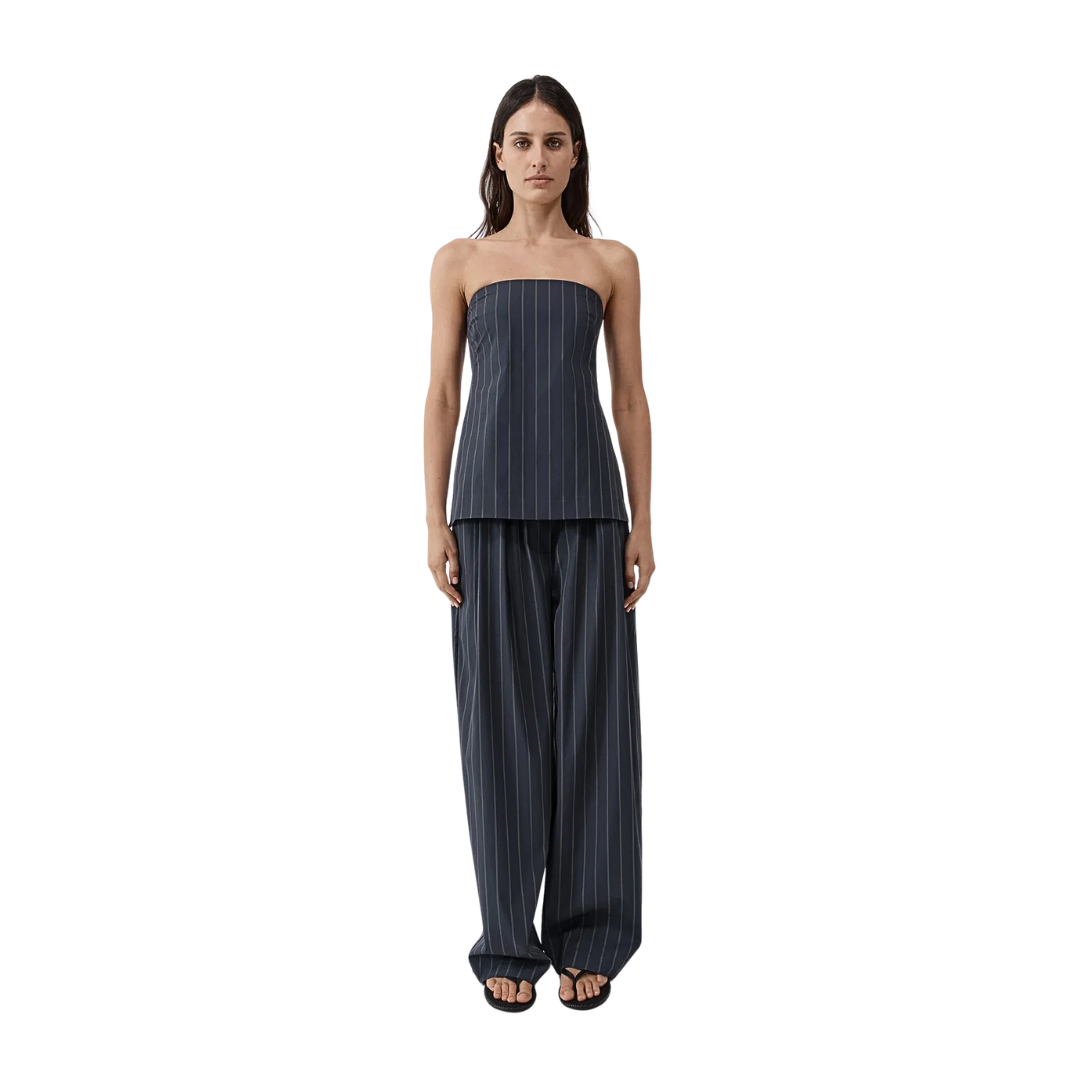 ST AGNI STRAPLESS ROULEAU TIE TOP