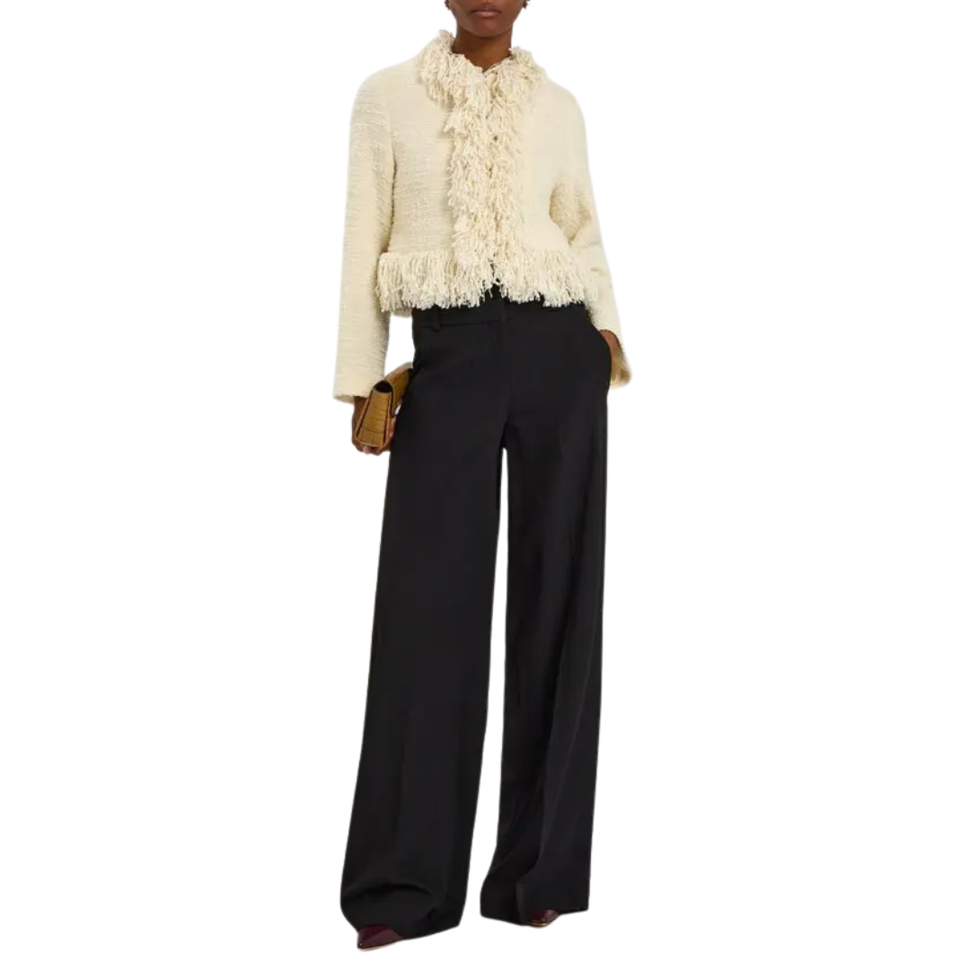 LIBEROWE CROPPED FRINGE JACKET