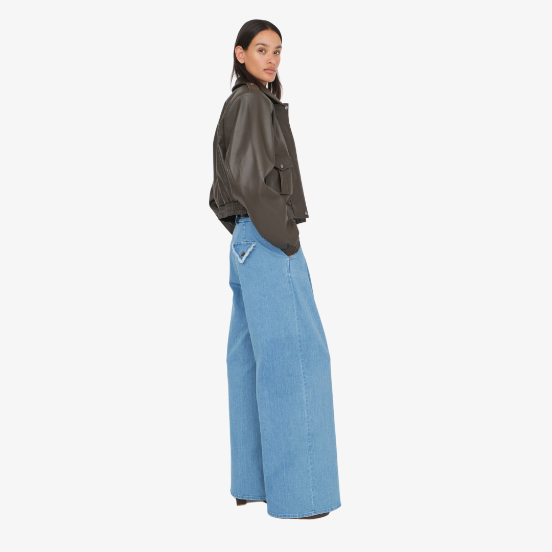 THE GARMENT MERCI DENIM WIDE PANTS