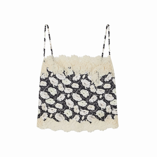 DOEN LOUER FORAL PRINT TOP