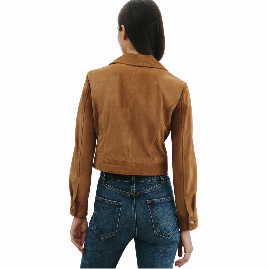NILI LOTAN CASSIDY SUEDE JACKET