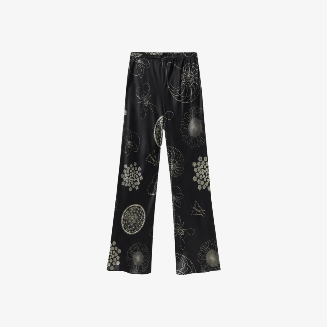 SILK LAUNDRY BIAS CUT PANTS FIBONAC