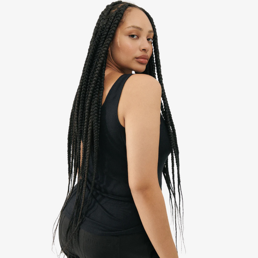 SILK LAUNDRY RIBBED TANK