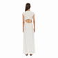 CHRISTOPHER ESBER STONE RUCHED DRESS