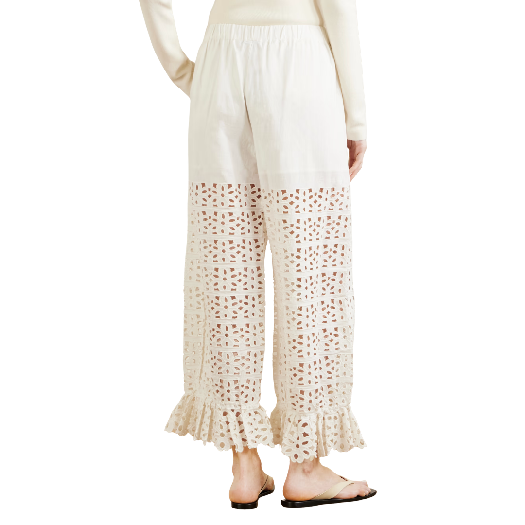 SEA NY LEILA EYELET PANTS