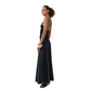 ST AGNI BACKLESS CIRCLE HEM DRESS