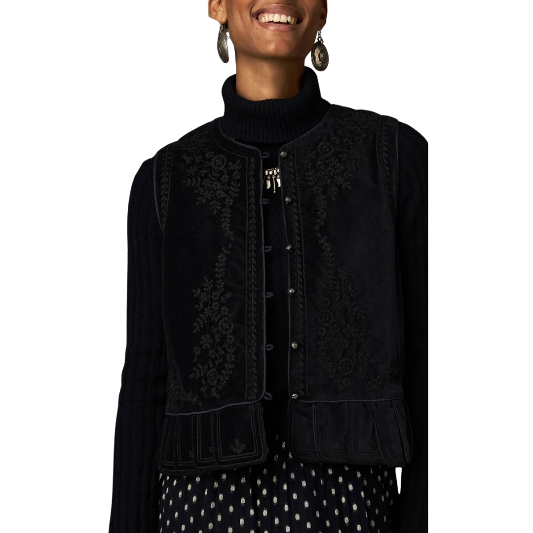 MAISON HOTEL BOB VELVET VEST
