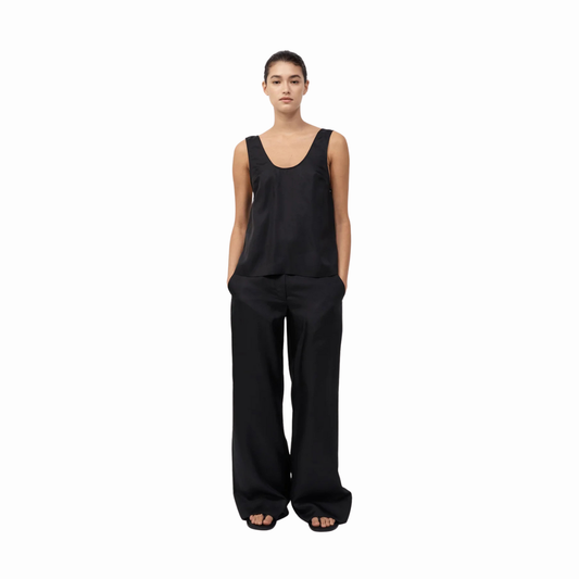 ST AGNI SILK TWILL PANTS