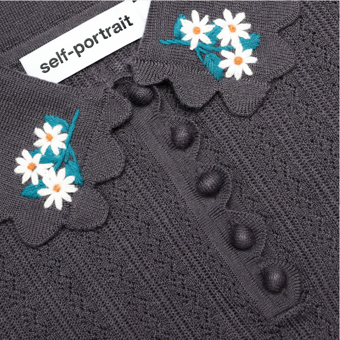 SELF PORTRAIT 194T POINTELLE KNIT