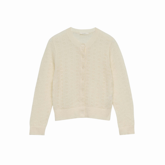 DOEN POINTELLE CARDIGAN