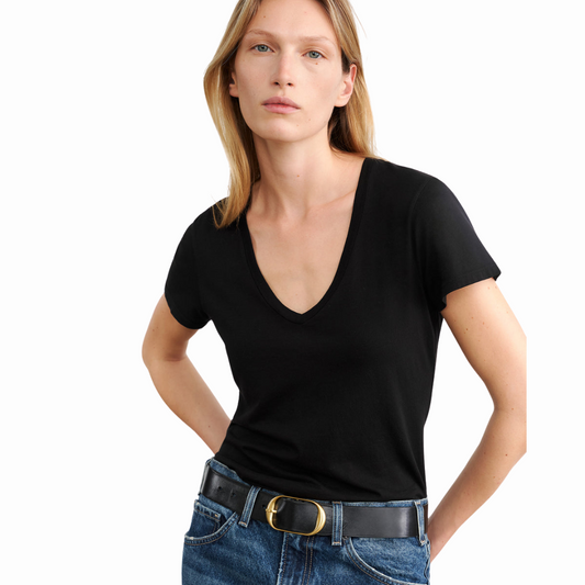NILI LOTAN CAROL VNECK TEE