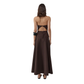 ST AGNI STRAPLESS ROULEAU DRESS