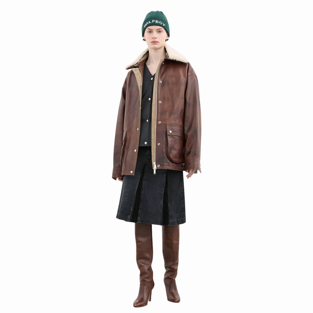 HALFBOY PARKA CHOCOLATE MARTINI